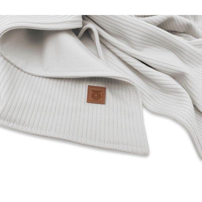 Kokvilnas bērnu sega "Interlock grey" 100x75cm 