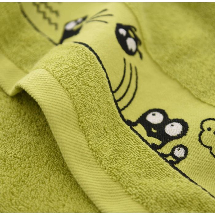 Dvielis (Ēģiptes kokvilnas)  "Monsters" lemon