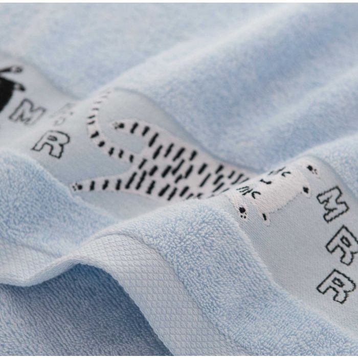 Dvielis (Ēģiptes kokvilnas)  "Mufasa" zils