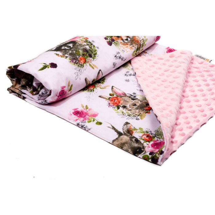 Bērnu pleds 100x75cm "Sweetheart" rozā