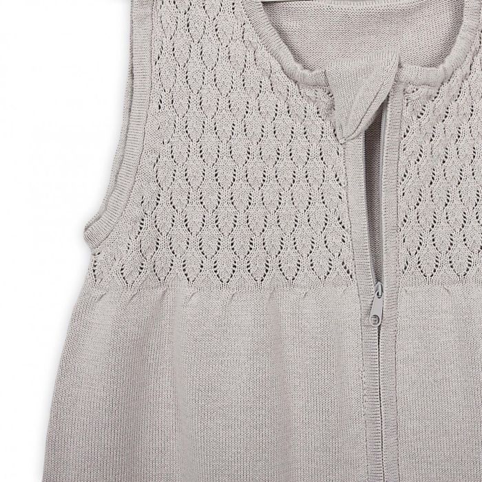 Adīts guļammaiss zīdainim "Knitted" 1.0 TOG pelēks