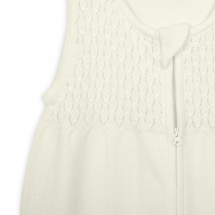 Adīts guļammaiss zīdainim "Knitted" 1.0 TOG ecru