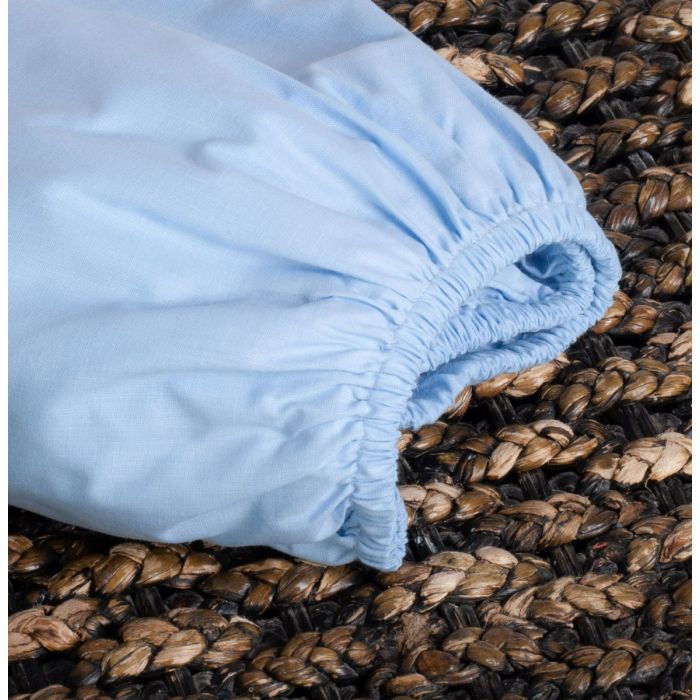 Bērnu palags ar gumiju "Soft blue"  120x60