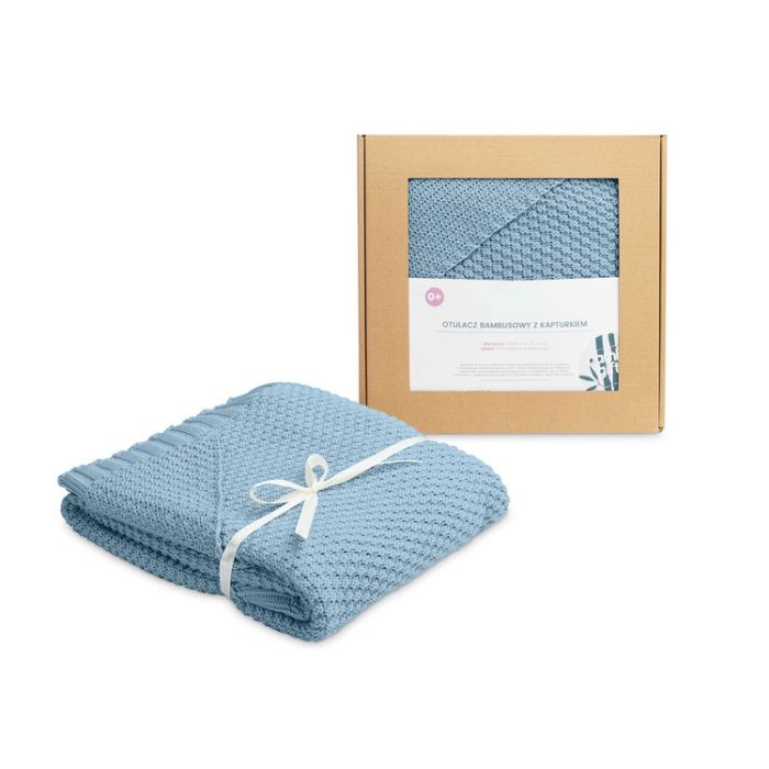 Megztas bambukinis pledukas kūdikiui 