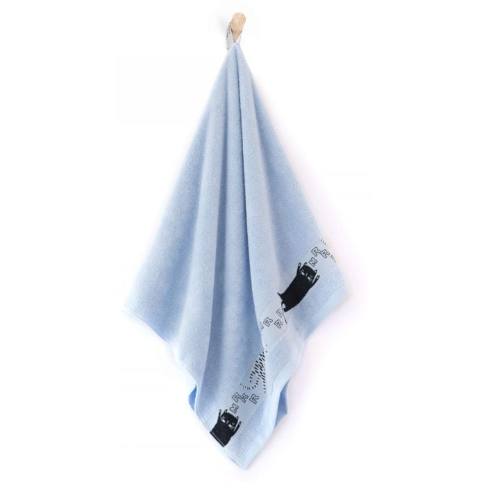 Dvielis (Ēģiptes kokvilnas)  "Mufasa" zils