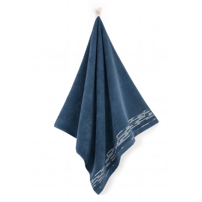 Dvielis (Ēģiptes kokvilnas) "Sardinia" 140x70cm zils