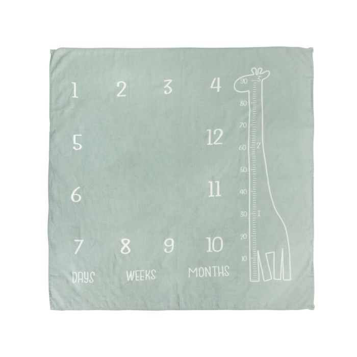 Muslina autiņi (foto fons) mazuļiem "Giraffe" 120x120cm