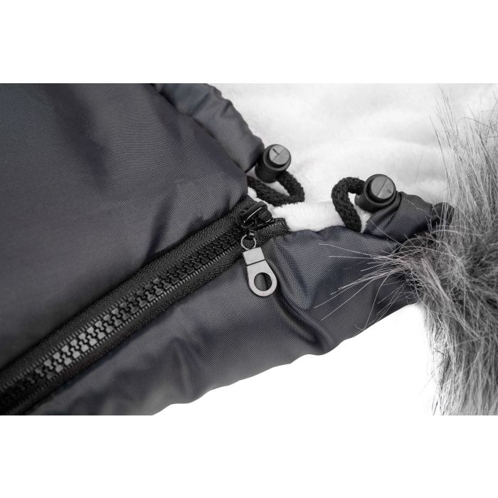 Šiltas miegmaišis - vokelis "MAIA" tamsiai pilkas