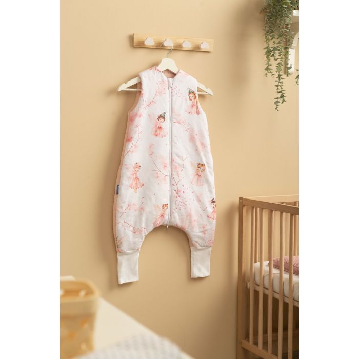 Guļammaiss zīdainim ar kājām "Fairies in pink" 1 TOG / 2.5 TOG, L, XL izmēri