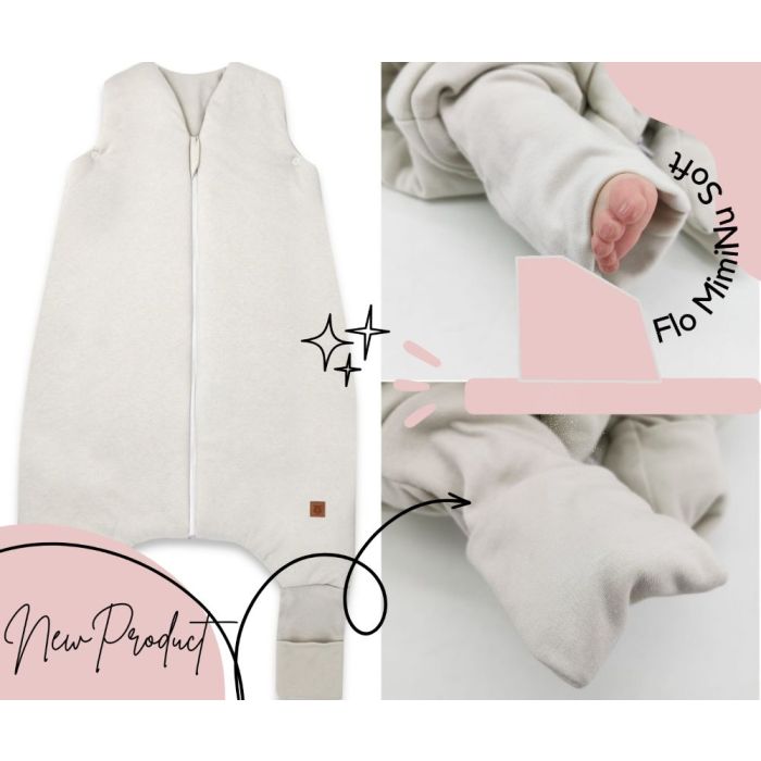 Guļammaiss zīdainim  "FLO powder pink" ar kājām 2-2.5 TOG