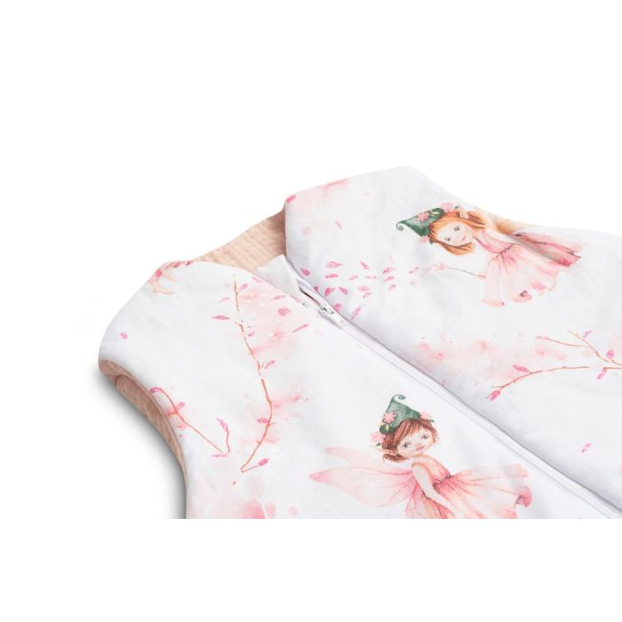 Guļammaiss zīdainim ar kājām "Fairies in pink" 1 TOG / 2.5 TOG, L, XL izmēri