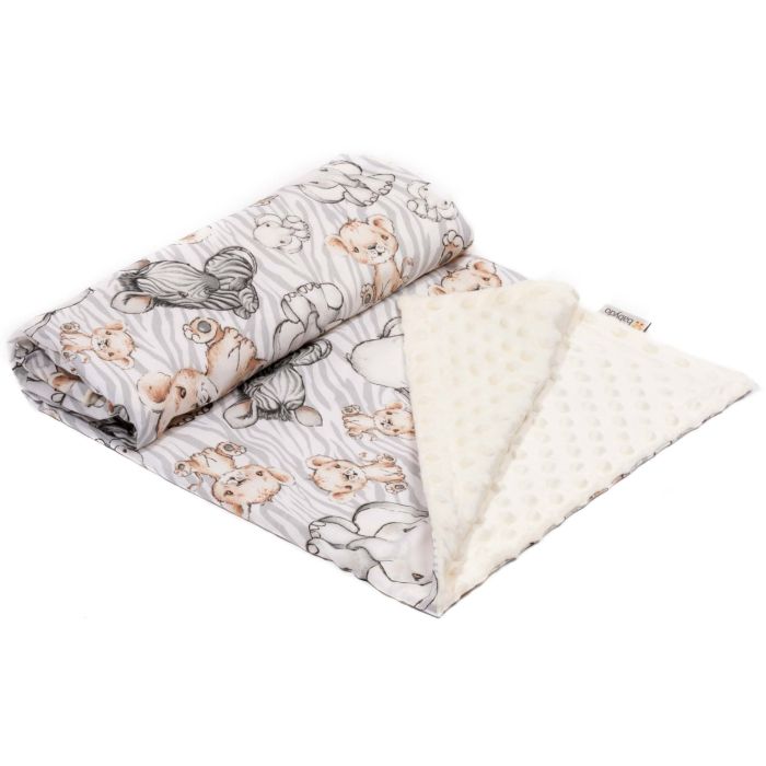 Bērnu pleds 100x75cm "Lion"  bēšs