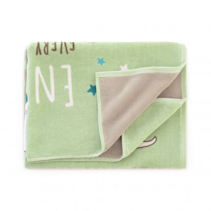 Bērnu kokvilnas velūra pleds  "Enjoy" 80x100 cm 