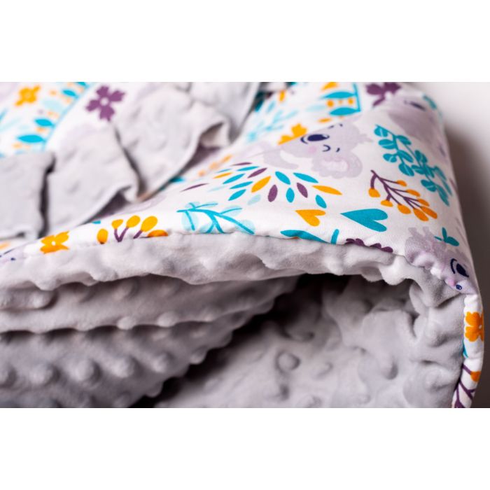 Komplekts ratiņiem spilvens un sega "Koala"