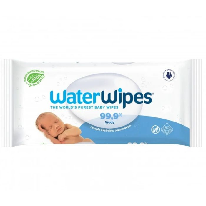 Mitrās salvetes Water Wipes BIO 60 gab.