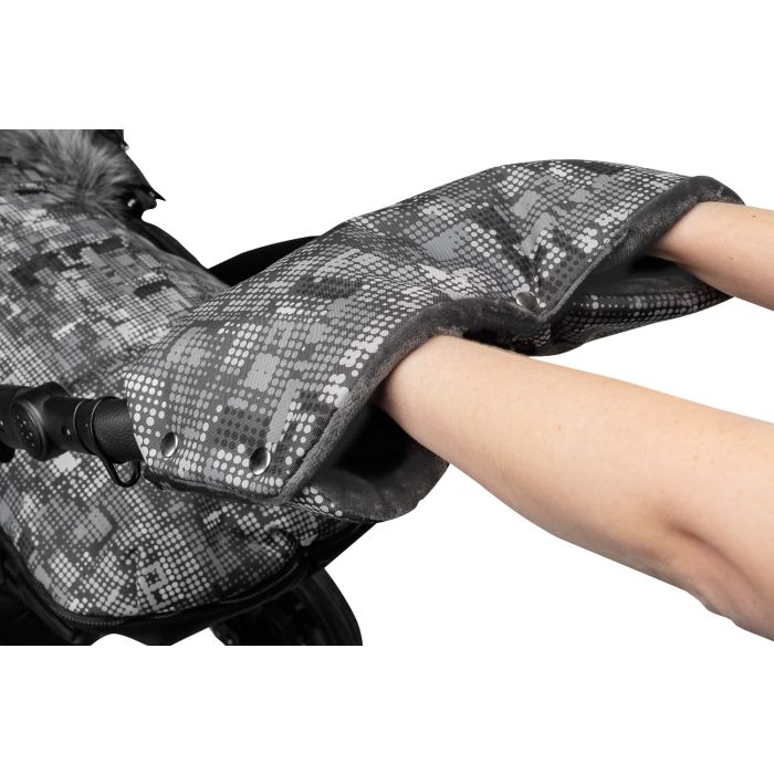 Ratu cimdi, muftas "Bundle up" pelēks