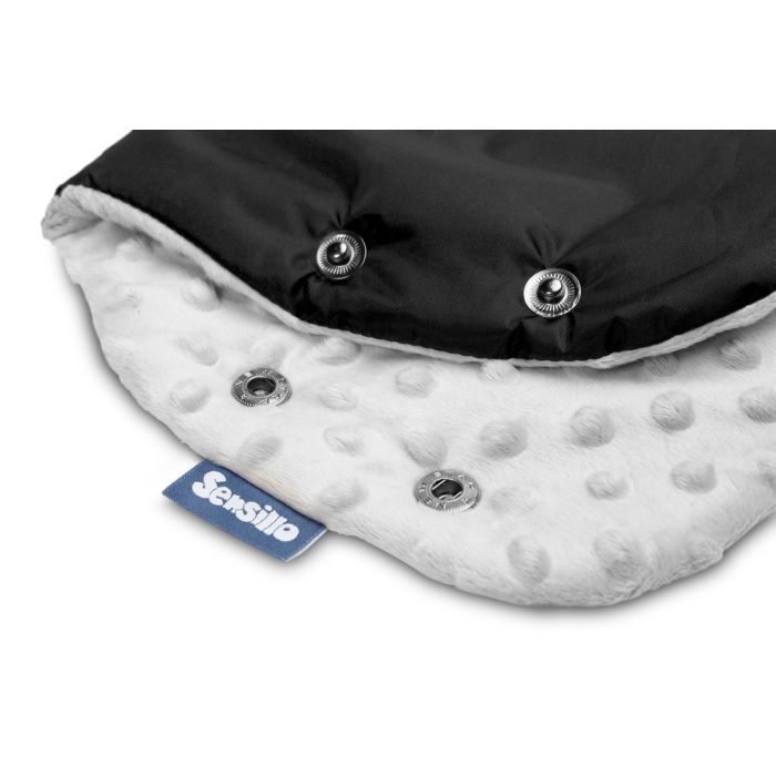 Ratu cimdi, muftas "Warm up" melns