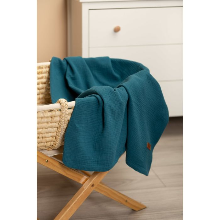 Bērnu muslīna sedziņa "Vittoria ocean" 75x100 cm 