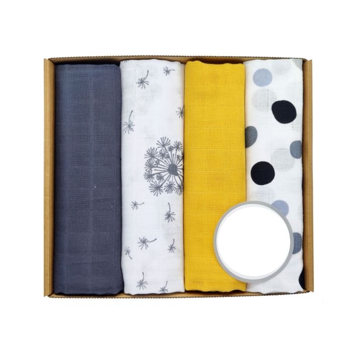 Muslīna autiņi komplekts "1" 4 gab. 