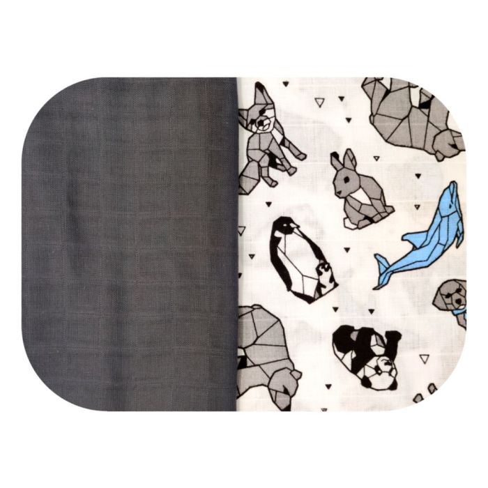 Muslīna autiņi komplekts "Arctic" 3 gab.