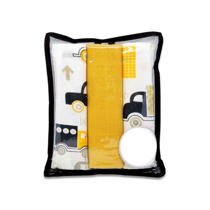 Muslīna autiņi komplekts "Nr 28" 3 gab.