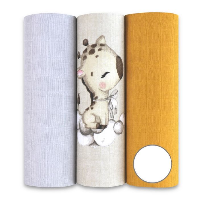 Muslīna autiņi komplekts  "Nr60" 