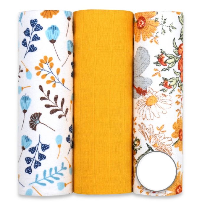 Autiņi komplekts  3 gab. "MIX - Flowers" 