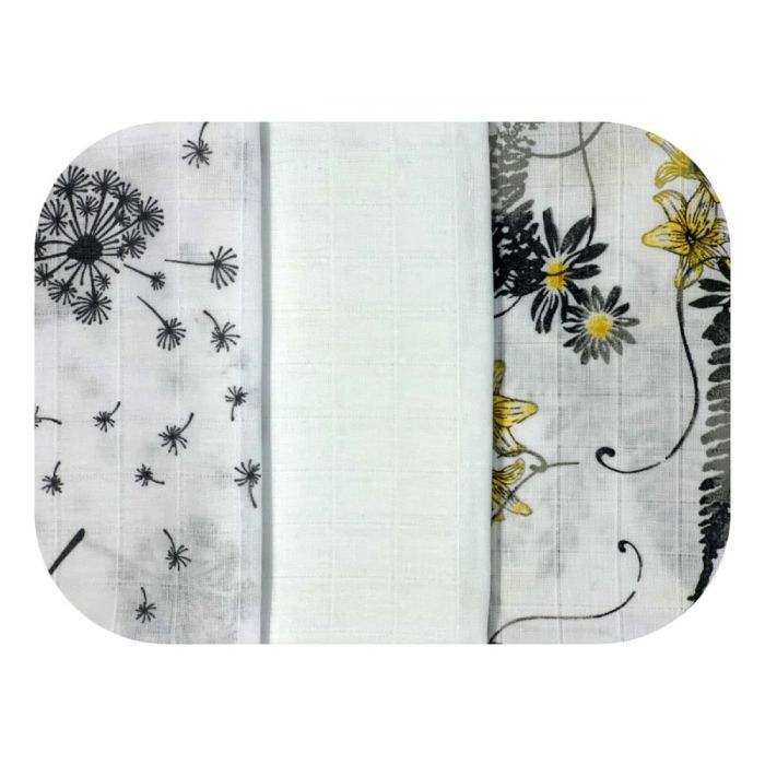 Muslīna autiņi komplekts "Nature" 3 gab.