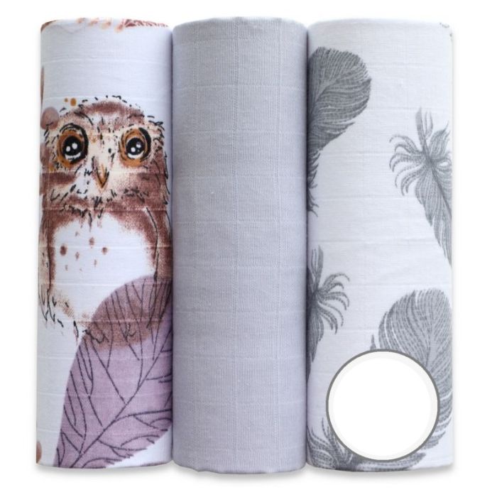 Muslīna autiņi komplekts "Nr 34" 3 gab.