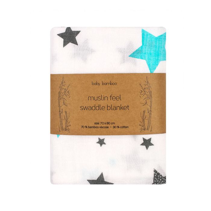 Muslīna autiņš "Stars" 80x70 cm