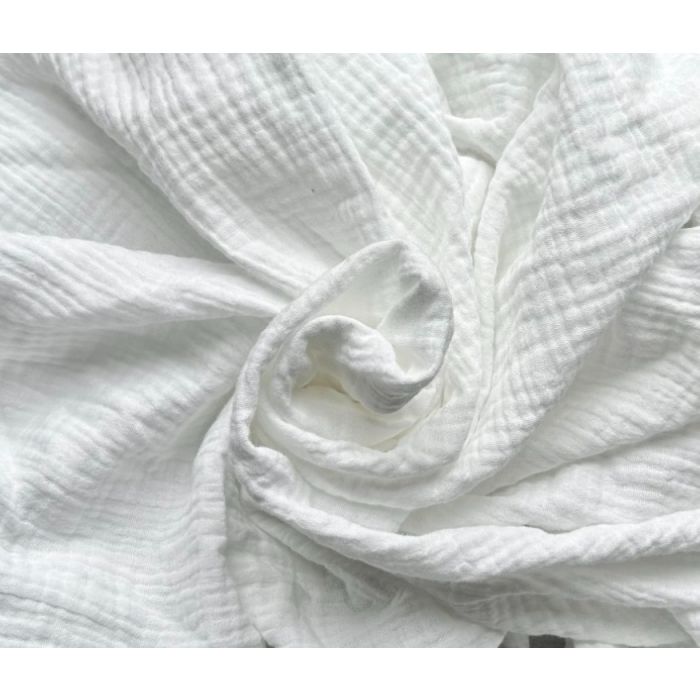 Muslīna palags berniem 120x60 "Soft as a cloud" - balts