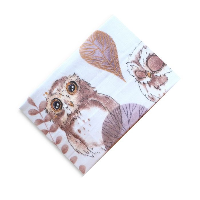 Muslina autiņi mazuļiem 120x120cm 1 gab. (izvēlies krāsu)