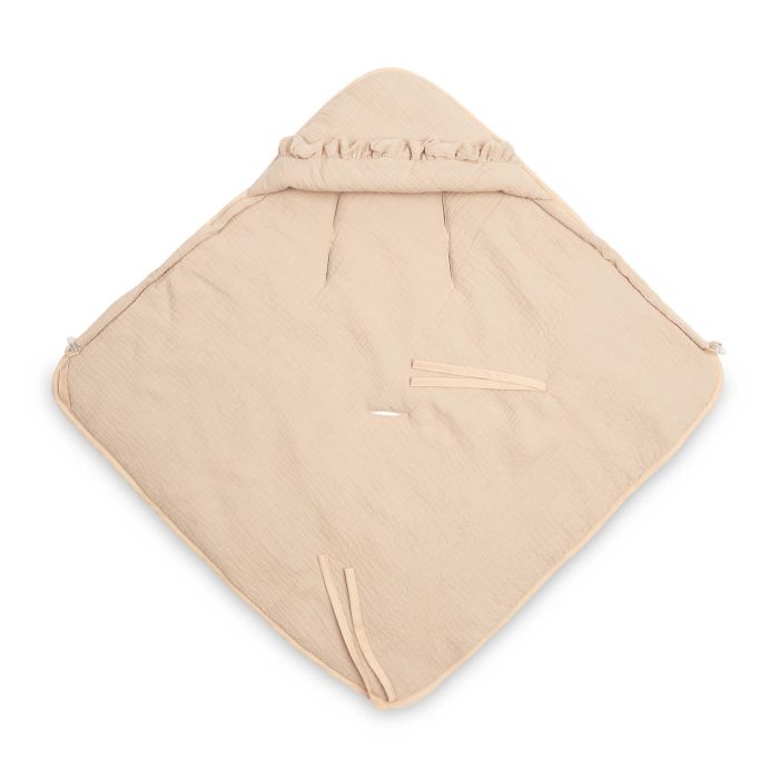 Autosēdeklīša muslīna guļammaiss "Natural" 90x90 cm beige