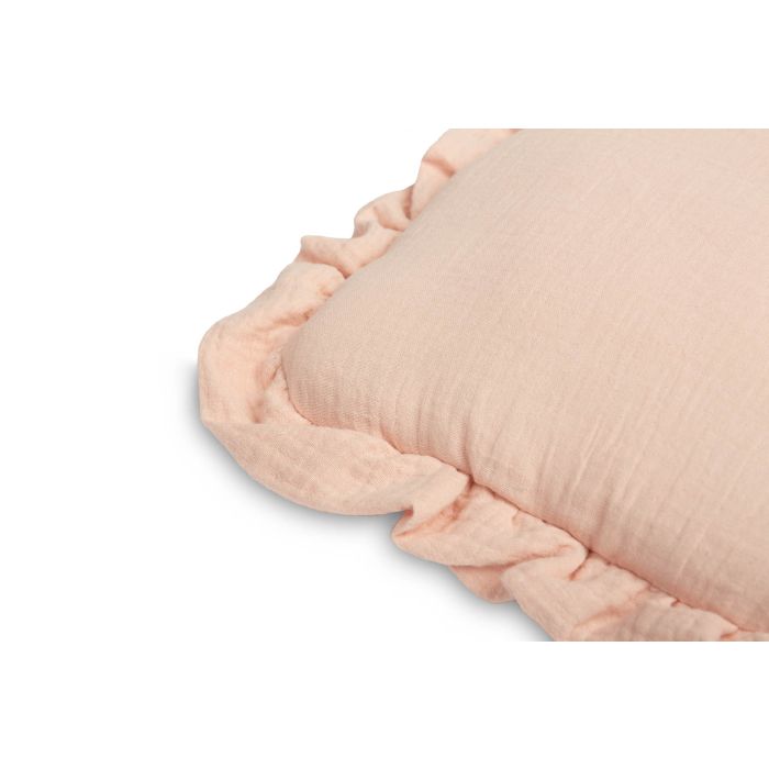 Muslīna komplekts bērniem "Luxury Soft" pleds un spilvens rozā