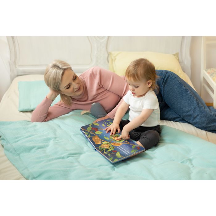 Muslīna gultas veļa bērniem 135x100 "Soft mint" 