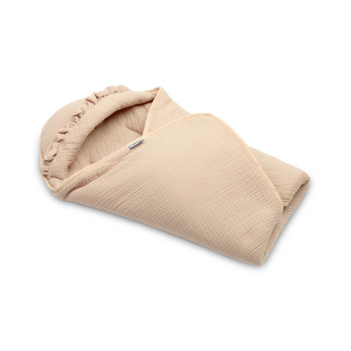 Autosēdeklīša muslīna guļammaiss "Natural" 90x90 cm beige