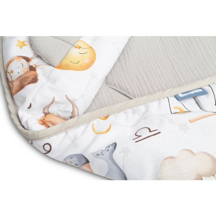 Autosēdeklīša muslīna guļammaiss "Zodiac" 90x90 cm 