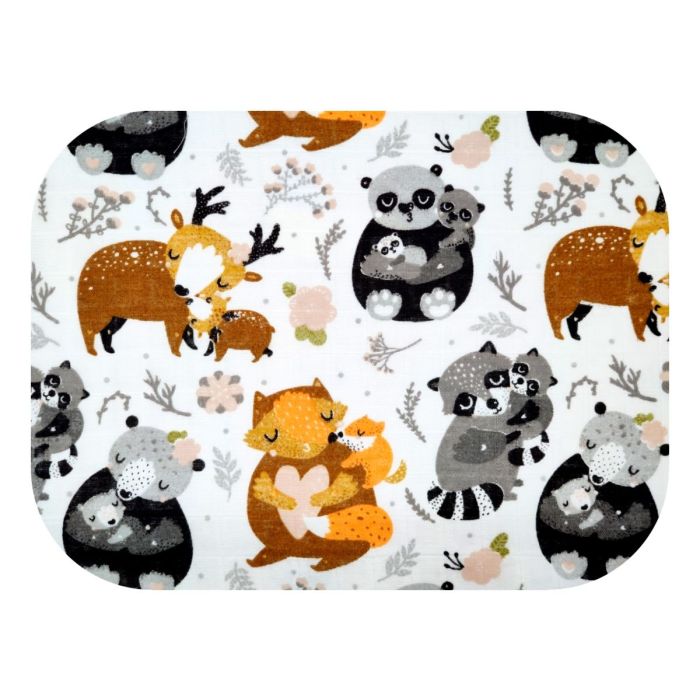 Muslina autiņi mazuļiem 120x120cm 1 gab. (izvēlies krāsu)