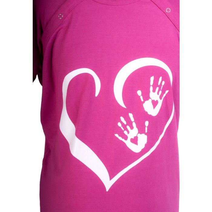 Kokvilnas naktskrekls grūtniecēm un barojošām "Love U BABY"