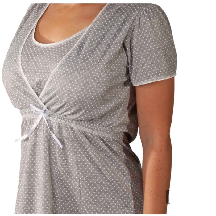 Kokvilnas naktskrekls grūtniecēm un barojošām "Little stars"