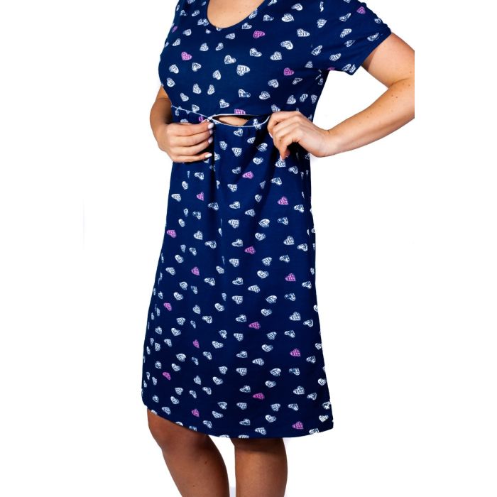 Kokvilnas naktskrekls grūtniecēm un barojošām "You R Lovely"