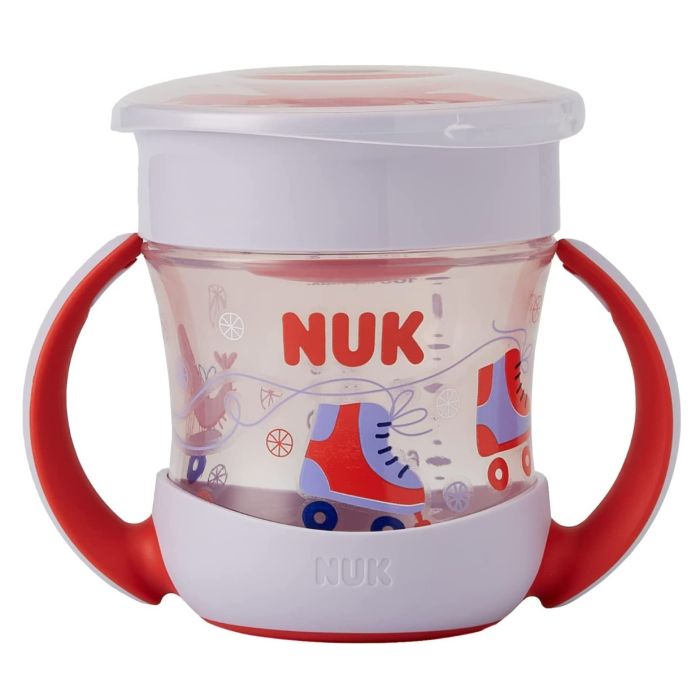 NUK mācību krūzīte 6m+ 160 ml rozā