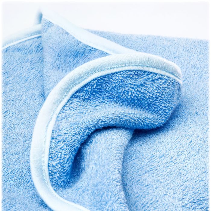 3D dvielis mazulim "Hippo" ar galvassegu 100x100cm "frotte" zils