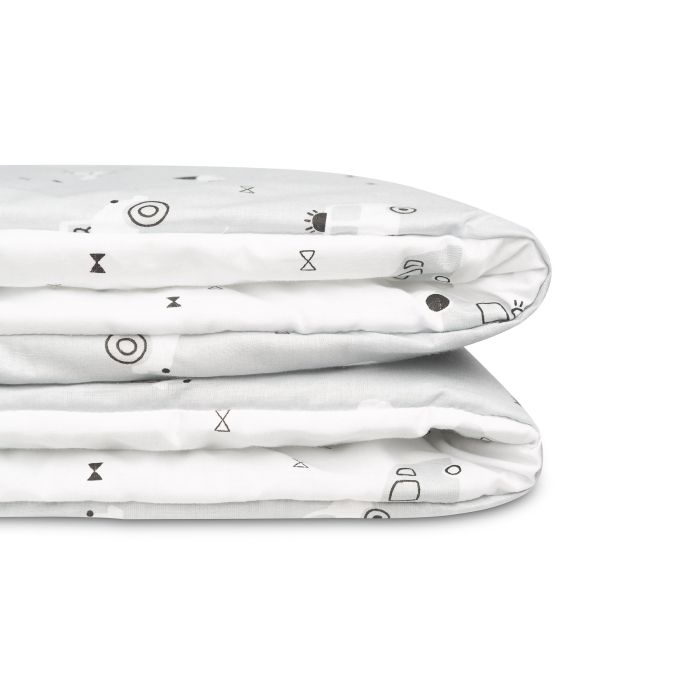 Gultas veļa bērniem  ar pildījumu 135x100 "Traffic grey" 