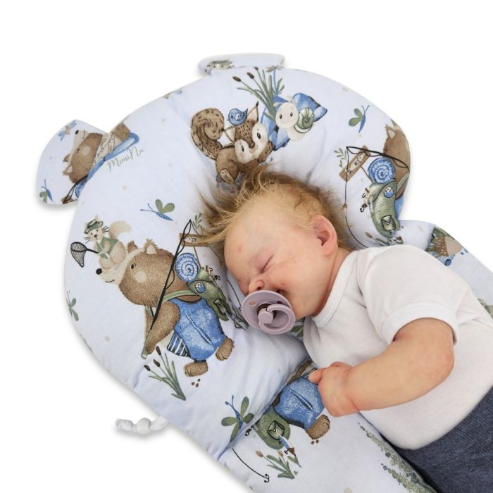 Ergonomisks spilvens mazulim - kokons  45x70cm "Comfort" Zoo Nugat