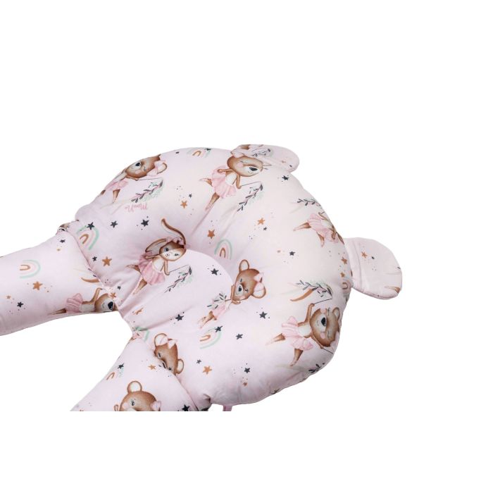 Ergonomisks spilvens mazulim - kokons  45x70cm "Comfort" Little Balerina