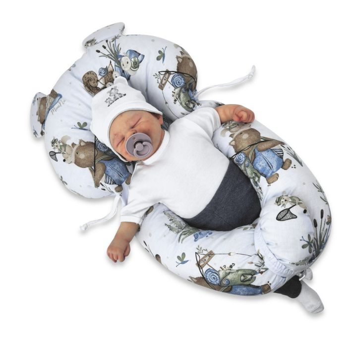 Ergonomisks spilvens mazulim - kokons  45x70cm "Comfort" Unicorns