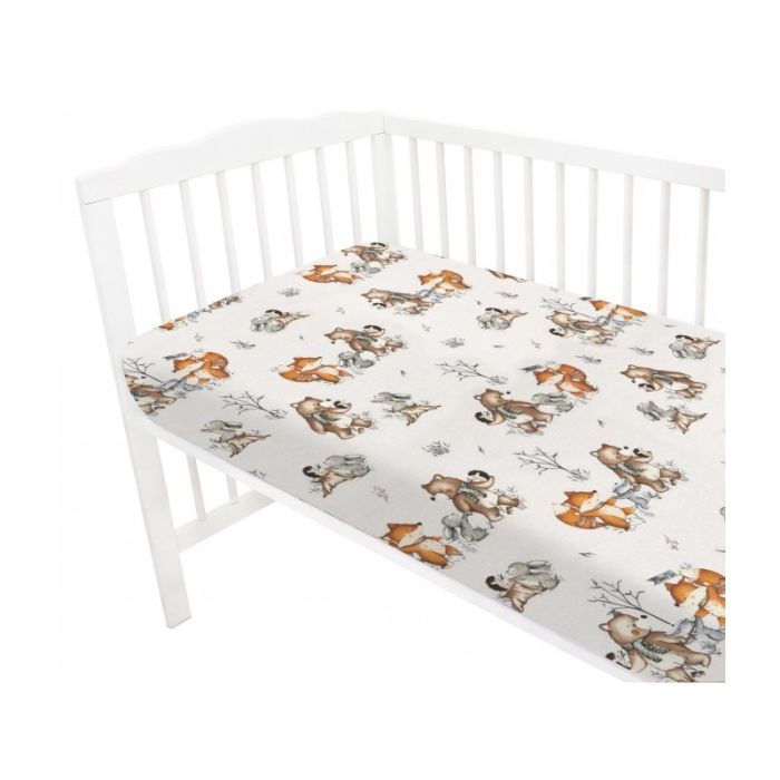 Komplekts jaundzimušajam no 6 daļām "Forest family beige"