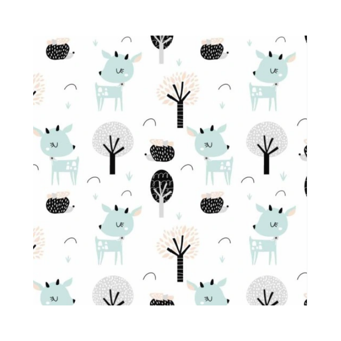 Bērnu palags ar gumiju  38x80 "Cotton story" - (Jūs varat izvēlēties krāsu)