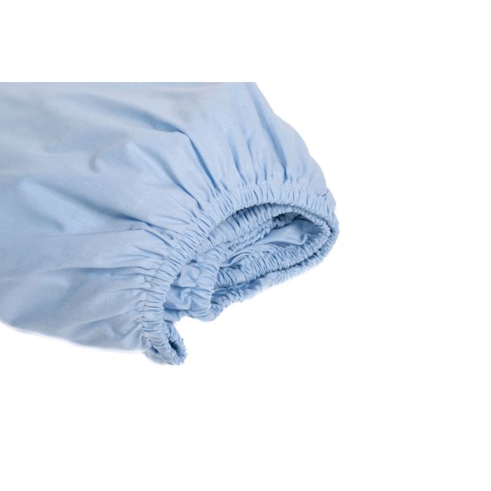 Bērnu palags ar gumiju "Soft blue"  120x60